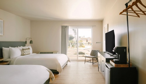 Habitación doble, 2 camas de matrimonio, balcón