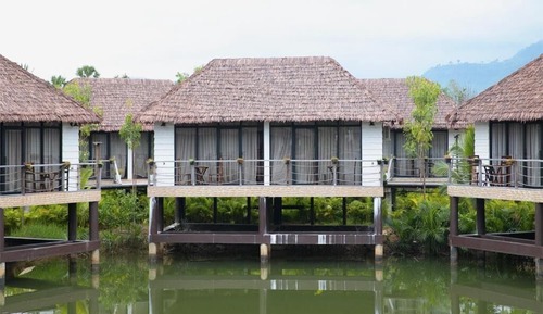 Bungalow Deluxe, 1 habitación, balcón, vistas al lago