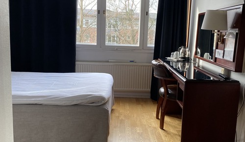 Habitación individual, vistas al jardín