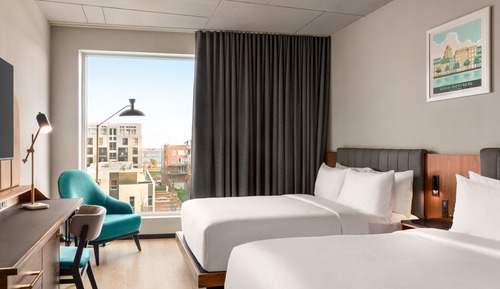 Habitación, 2 camas de matrimonio