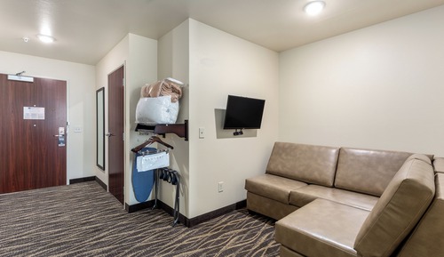 Estudio, 1 cama de matrimonio grande con sofá cama, accesible para personas con discapacidad