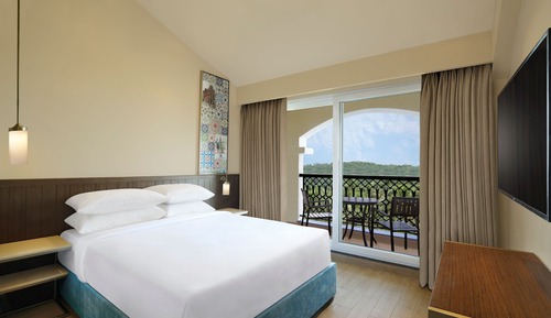 Habitación, 1 cama de matrimonio, no fumadores, vistas a la piscina (Balcony)