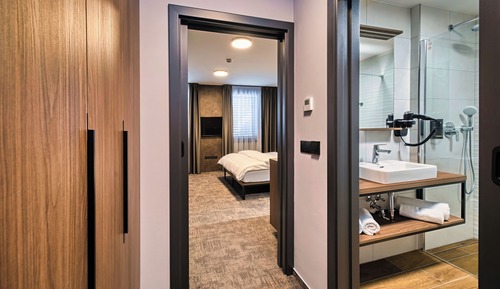 Habitación triple Deluxe, terraza