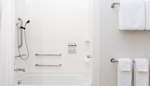 Habitación estándar, 2 camas de matrimonio (Mobility, Accessible Tub)