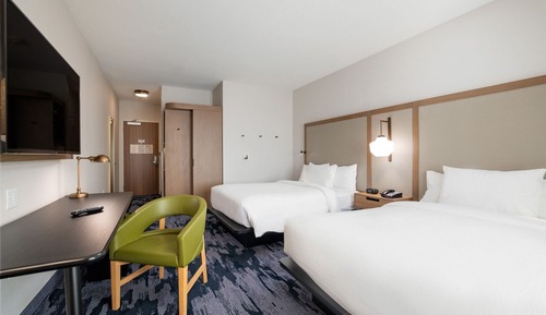 Habitación, 2 camas de matrimonio, no fumadores