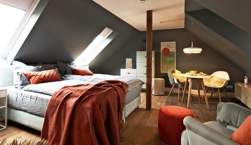 Estudio de diseño, 1 habitación (Mint, incl. EUR 45 cleaning fee)