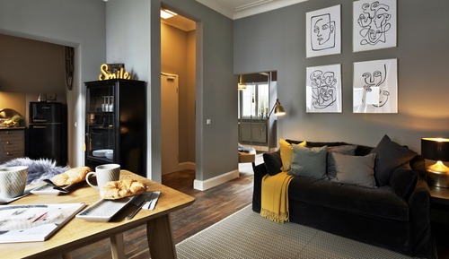 Apartamento de diseño, 1 habitación (Gold, incl. EUR 45 cleaning fee)