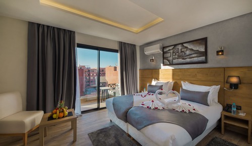 Habitación estándar con 1 cama doble o 2 individuales