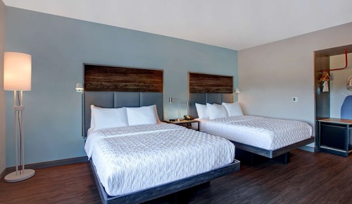 Habitación, 2 camas de matrimonio, accesible para personas con discapacidad (Hearing)