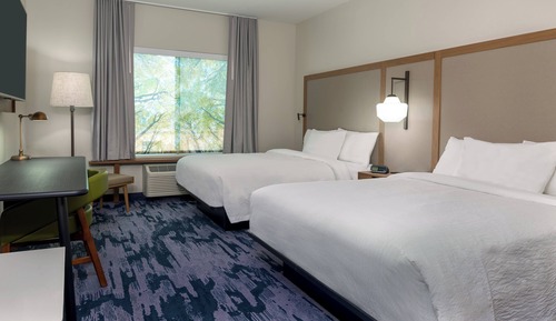 Habitación, 2 camas de matrimonio, no fumadores