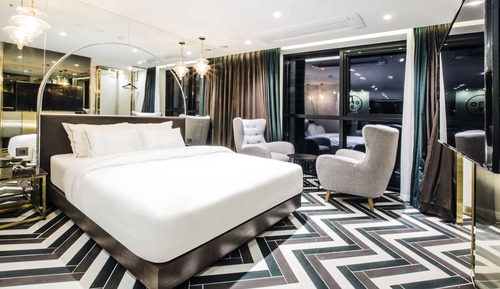 Habitación básica doble, vistas a la ciudad