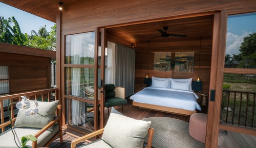 Suite estudio (Studio Suite with Rice Field View)