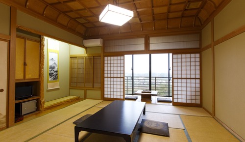 Habitación tradicional, no fumadores, vistas a la montaña (JPN Style for 4 Guests)