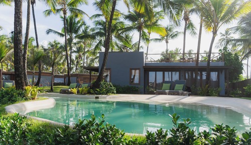 Villa, 2 habitaciones, piscina privada, vistas a la playa