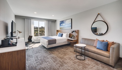 Habitación individual Deluxe, 1 cama de matrimonio grande con sofá cama