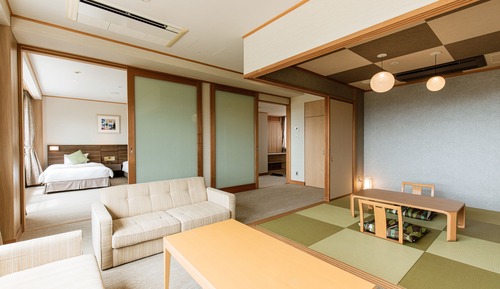 Habitación, no fumadores, baño privado (Japanese-Western Room with View Bath)