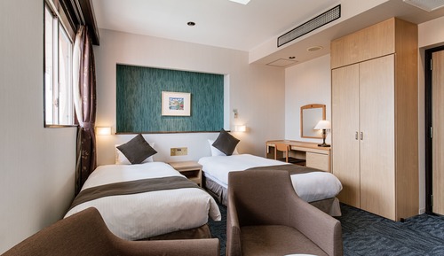 Habitación estándar con 2 camas individuales, no fumadores, baño privado