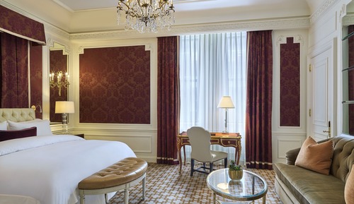 Suite de lujo, varias camas, 2 baños, vistas a la ciudad (Two Bedroom Signature Suite)