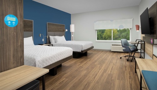 Habitación, 2 camas de matrimonio, accesible para personas con discapacidad (Roll-In Shower)