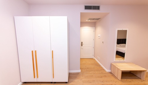 Habitación triple, vistas al mar