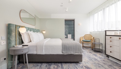 Habitación Deluxe doble, 1 cama de matrimonio grande, bañera