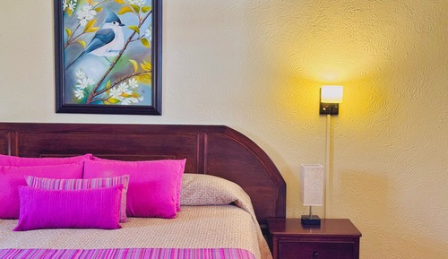 Habitación Deluxe doble, 1 habitación, vistas a la piscina, en una planta alta