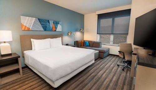 Suite estudio, 1 cama de matrimonio grande con sofá cama