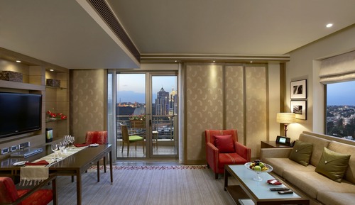 Suite de lujo, 1 habitación, no fumadores, en una planta alta