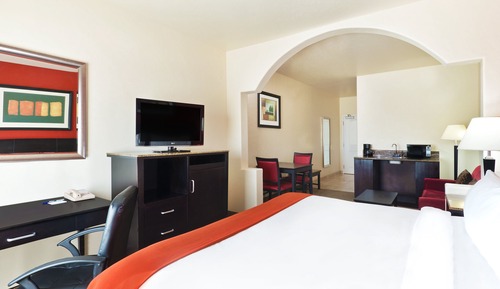 Suite, 1 cama de matrimonio grande con sofá cama, bañera accesible (Communications)