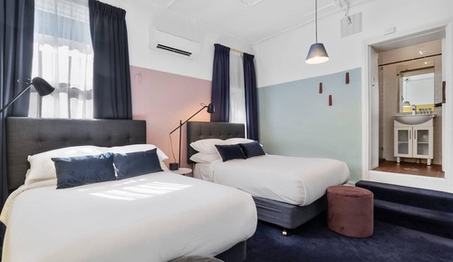 Habitación, 2 camas dobles, no fumadores