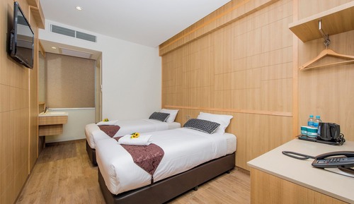 Habitación superior con 2 camas individuales, 2 camas individuales