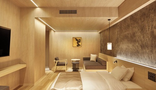 Suite estudio de lujo, 2 camas dobles, no fumadores (Luxury floor,2-4 pax use)