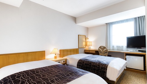 Habitación con 2 camas individuales, 2 camas individuales, no fumadores (14㎡)