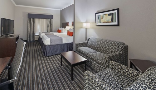 Suite, 2 camas de matrimonio, accesible para personas con discapacidad (with Sofabed)