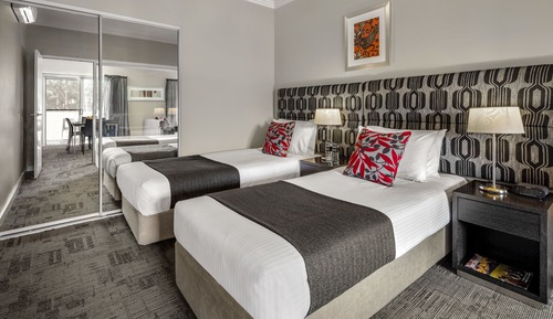 Habitación con 2 camas individuales, 2 habitaciones