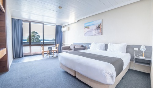 Habitación superior, 1 cama de matrimonio grande, vistas al mar