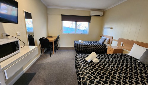 Habitación Deluxe con 2 camas individuales, 1 habitación, no fumadores, planta baja