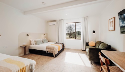 Habitación Deluxe con 2 camas individuales, varias camas, no fumadores, vistas al jardín