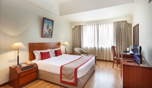 Habitación Deluxe doble, fumadores, vistas a la ciudad