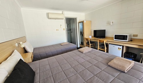 Habitación básica con 1 cama doble o 2 individuales