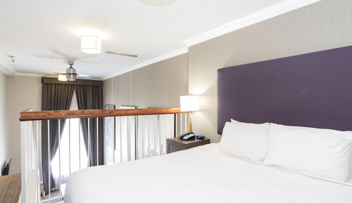 Suite, 1 cama de matrimonio grande con sofá cama, cocina (Loft)