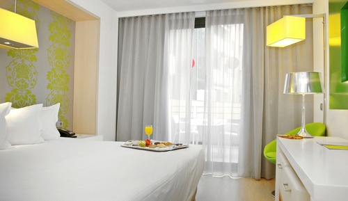 Habitación, 1 cama de matrimonio grande, balcón