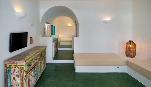 Habitación cuádruple tradicional, vistas al mar