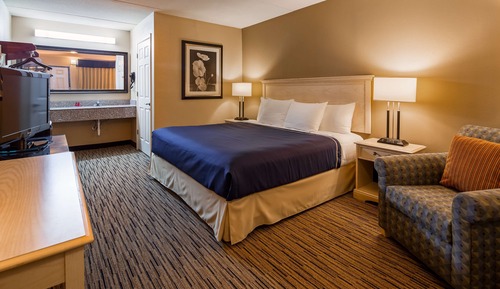 Habitación estándar, 1 cama de matrimonio grande, no fumadores, frigorífico y microondas