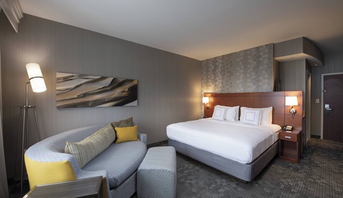 Habitación, 1 cama de matrimonio grande con sofá cama