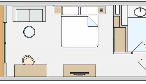 Habitación clásica doble de uso individual, vistas al mar