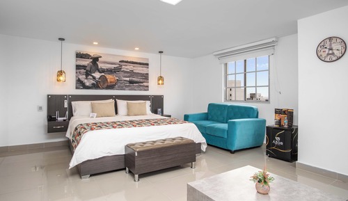 Habitación superior, 1 cama de matrimonio grande