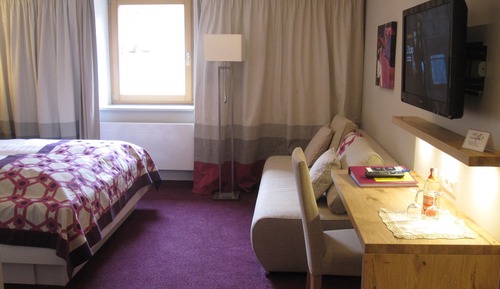 Habitación superior, 1 cama de matrimonio con sofá cama