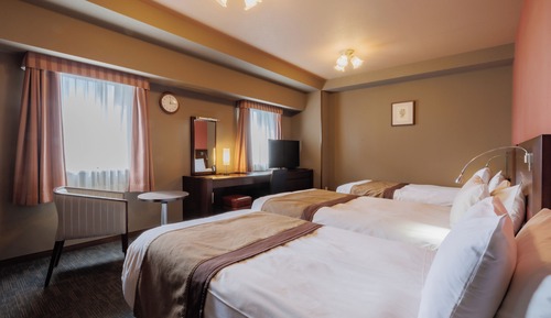 Habitación triple, no fumadores (2 Single + 1 Extra bed)