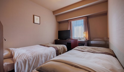 Habitación económica con 2 camas individuales, no fumadores (Single Bed +Extra Bed)